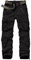 Jessie Kidden Pantalon cargo de combat pour femme - Camouflage camouflage - Pantalon de travail tactique militaire, Noir , 38