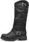 IF Fashion Scarpe Stivali da Donna Al Polpaccio Biker Motociclista Con Fibbie Anfibi YG883 nero N.37