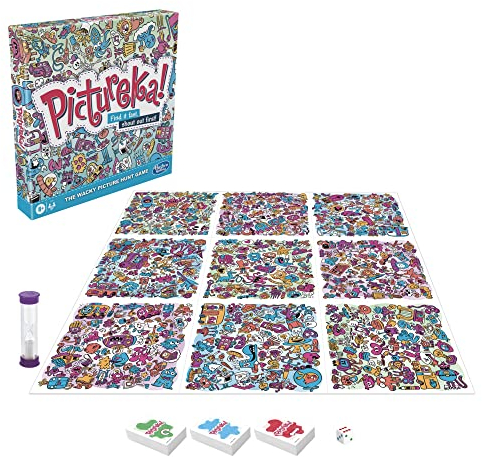 Hasbro Gaming Pictureka! Game, Picture Game, Board Game for Children, Fun Family Board Games, Board Games for 6-Year-Olds and Up