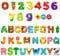 Magnetic Uppercase Letters and Numbers, Educational Learning Tool for Kids Word Recognition 39 Pieces Magnets Include 26 Colorful Alphabet Letters, 10 Numbers and 3 Symbols,Toddlers 3 4 5 Years Old