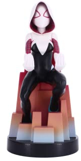 Cable Guys - Marvel Spider-Gwen Gaming Accessories Holder & Phone Holder for Most Controller (Xbox, Play Station, Nintendo Switch) & Phone