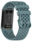 Vaporly UK Replacement Watch Strap for Fitbit Charge 5 or Charge 6 Band with Collapse Buckle Sports Mesh Breathable Silicone Wristband (Midnight Blue)
