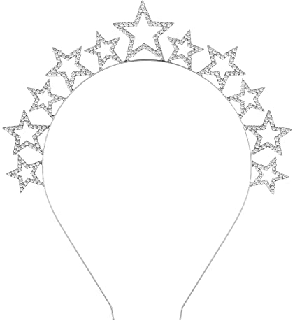 Sibba Weihnachten Stirnbänder Set, Frohe Weihnachten Niedliche Rentier Geweih Haarbänder Xmas Strass Haarbänder Glänzende Kristall Frohe Weihnachten Krone Haarreifen Urlaub Party Tiara Kopfschmuck