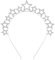 Sibba Weihnachten Stirnbänder Set, Frohe Weihnachten Niedliche Rentier Geweih Haarbänder Xmas Strass Haarbänder Glänzende Kristall Frohe Weihnachten Krone Haarreifen Urlaub Party Tiara Kopfschmuck