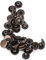 Tissting Juego de 50 Botones a PresióN de LatóN Puro, 10mm, 12,5mm, 15mm, Juego de Botones a PresióN de Metal, Remaches de Cuero Y Broches para Ropa, Cuero, Jeans, Chaquetas, Pulseras(15mm-Bronce)