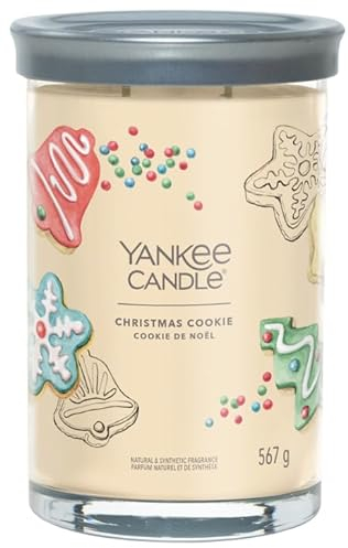 YANKEE CANDLE Grande bougie en pot en forme de biscuit de Noël