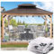 ZHJSHOU Plane Wasserdicht Transparent mit Ösen 2.4x3.2m,0.35mm PVC Abdeckplane Transparent Zeltplane Faltbar Wetterfeste Tarp für Außenbereich Pavillon Terrassen Garten Möbel Staubdicht