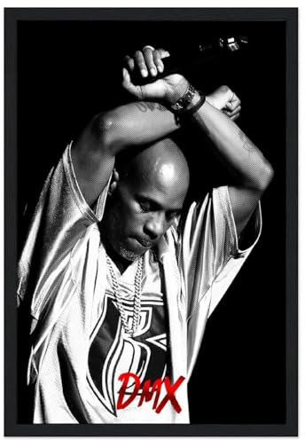 MUTYNE DMX Rap Poster Dekorative Malerei Leinwand Wandkunst Wohnzimmer Poster Schlafzimmer Malerei 08x12inch(20x30cm)