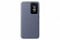 Samsung Smart View Wallet Case custodia a portafoglio con finestra di visione notifiche per Galaxy S24, Violet