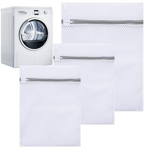 Navani Delicates Mesh Laundry Bags for Washing Machine - 40x30cmx1/30x25cmx2 Washing Bags for Laundry - Washing Machine Bag for Small - Laundry Net Bags for Washing Machine - Bra Washing Machine Bag