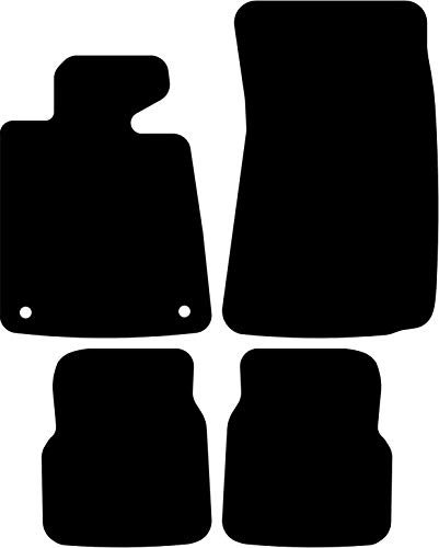 Kovvar Duogrip Gummimatten passend für BMW 3er E30 1983-1994 Passend zur Ausführung: Limousine | Touring