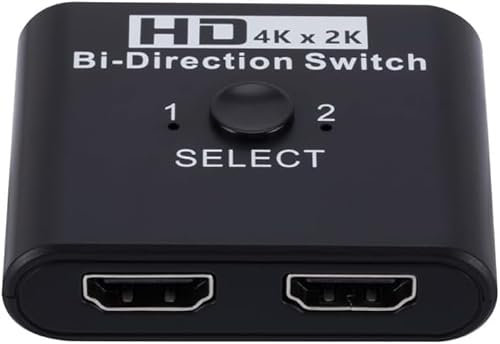 HDMI Splitter 1 in 2 Out Gleichzeitig 4K HDMI Verteiler Unterstützt HDCP 4K 3D UHD 1080P für LCD Display DVD Player PS4 Xbox Digitalkamera