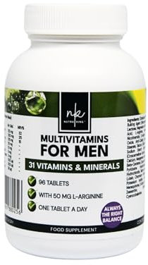 NutraKing Multivitamin Tablets for Men (31 Multi Vitamins & Minerals) - Essential Multi Vitamins for Men, All in One Nutrition Complex (B0DFWV5R16)