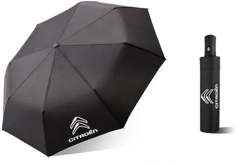 AWCYRHI Car Travel Umbrella, for Citroen C3 Picasso 4-Door 2009-2018 Car Umbrella Travel Umbrella Portable Compact Folding Umbrella Rain and Sun Umbrella