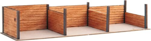 NOCH Carbon Railway Realistic Bulk Storage for Model Railway, 13.8 x 4.6 x 2.6 cm, H0 Scale