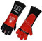 SAFEYEAR 932°F/500°C Lederschmiede Schweißhandschuhe, Kevlar-Nähen, hitzebeständige Arbeitshandschuhe für Schweißen, Kamin, Herd, Ofen, Grill, Grill, Gartenarbeit, Holzbrennung, 16in/40cm