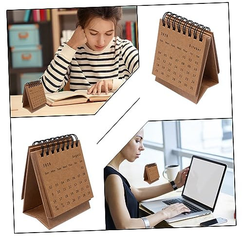 NUOBESTY Kleiner Schreibtischkalender 2021 Mini-schreibtischplaner Papier Praktischer Kalender Für Büro Zuhause Schule Dekoration