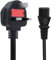 Kettle Lead Power Cable, IEC C13 to UK Plug, Mains Lead for PC, Monitor, Printer, Laptop, Desktop, 1.5M/5FT Power Supply Cord, Durable & Safe Power Cable