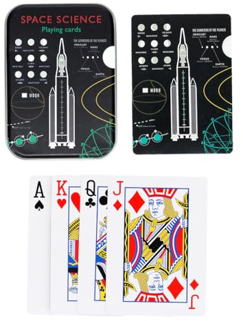 dotcomgiftshop Playing cards in a tin - Space