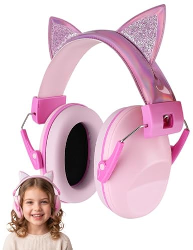 Evolpor Ear Defenders for Kids, Adjustable Noise Cancelling Headphones for Children Aged 3+, for Autism, Travel, Study & School Use