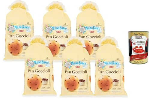 Italian Gourmet Weiche Schokobrötchen 6 x 336 g Flaumige Italienische Snacks Ohne Palmöl Perfekt Für Frühstück & Pause + Italian Gourmet Polpa