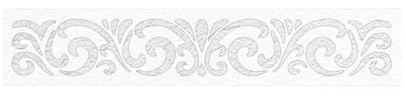 Wandschablonen zum Malen 80 cm – 120 Wandschablone Dekor for Malen dekorative Vorlage for Gips Kitt Grenze(L 100cmX15cm)