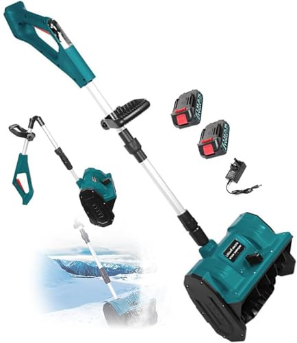 Pelle à neige sans fil, souffleuse à neige à batterie sans balais pour terrasses, aires de jeux et fermes, compatible avec batterie 20 V