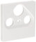 JUNG A561PLSATWW Abdeckung f. SAT-TV-Steckdose (Duroplast) Alpinweiß Serie A