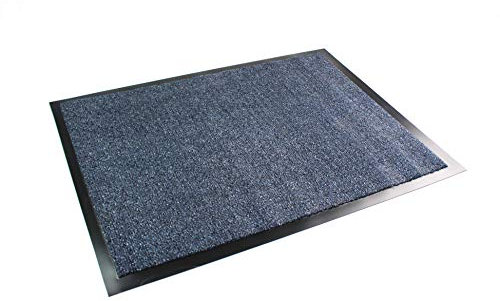 Doortex Schmutzfangmatte | Fußmatte valuemat | 60 x 80 cm | aus Polypropylen | Vinyl | blau | rechteckig | für den Innenbereich