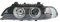 HELLA 1EL 008 052-571 Halogen/Xenon Scheinwerfer - für u.a. BMW 5 (E39) - schwarz - ECE - für Rechtsverkehr - links