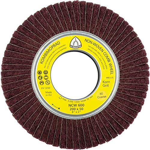 Klingpsor 258912 NCW 600, Schleifmop MARRON, 165X50, 100, 3 Stück