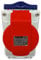 Gewiss – GW66431 – Ausgang (T 3P, IP44, 6h, 400 V, 16, 50/60 Hz) rot