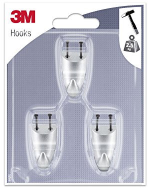 3M 95388 Gancio con Chiodi Ideale per Pareti in Cartongesso