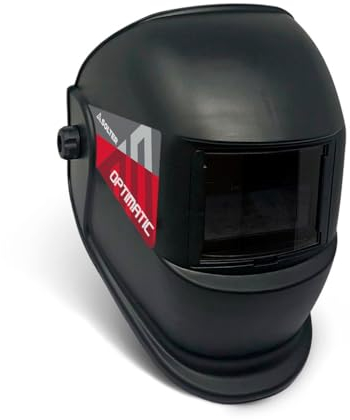 Pantalla de Soldadura Solter OPTIMATIC 100, Auto Oscurecimiento DIN 9-13, Filtro True Color 1/1/1/2, Careta Ajustable con Arnés Ergonómico, Compatible MMA, MIG, mag y TIG, Máscara Ligera y Resistente