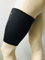 Protège cuisse manchon compression cuissière cuissard protection maintien sport strapping bandage élastique claquage elongation contracture blessure (Noir, L-XL)