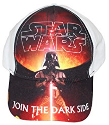 Star Wars Disney Jungen Cap Kappe Schirmmütze (52, Weiß 2)