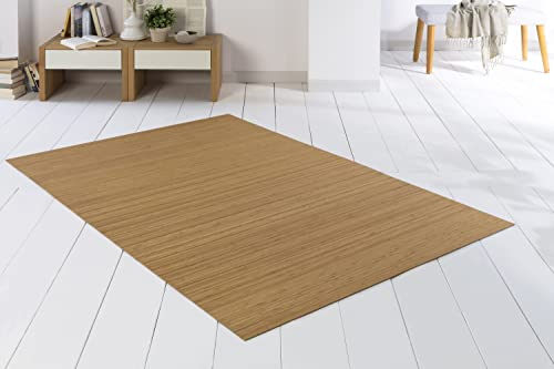 Tapis Bambou Solid Or 60x90 cm Extra Largeur 50mm Stege I Generation Tapis Bambou I Aucun à Bordures I Tapis I Salon I Cuisine I De-Commerce I Fabriqué en Allemagne