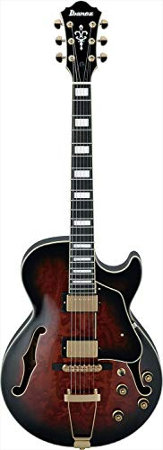 Ibanez Artcore Expressionist AG95QA-DBS Dark Brown Sunburst - Halbakustik Gitarre