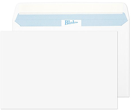 Blake Office - Premium Envelopes 152 x 229 mm - Pack of 500 - Quality 120GSM - FSC Certified - White Peel and Seal Envelopes - Business Envelope - Laser & Printer Compatible (39115)