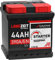 LANGZEIT Autobatterie 44AH 12V 390A/EN Starterbatterie ersetzt Batterie 36Ah 38Ah 40Ah 42Ah 45Ah