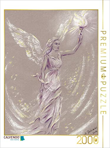Puzzle · Engel der Hoffnung 2000 Teile Puzzle hoch | Schönes handgemaltes Engelbild soll Heilung und Licht verbreiten · 2000 Teile · Lege-Größe 90 × 67 cm · CALVENDO Puzzle