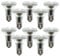 NCC-Licht 10 x Halogen Leuchtmittel Reflektor PAR20 35 Watt E27 230V Strahler warmweiß dimmbar breitstrahlend 30° Flood