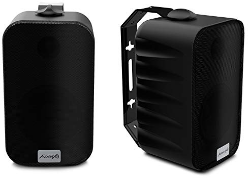 Audibax PR-42T Black Altavoces 4 Pulgadas 100V Instalación 2 Vías 75W con Soporte