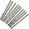 10 Pcs Metric Drill Bits Micro Wear Resistance Straight Shank Drilling Twist Bit 0.7mm