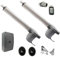 Kit Motor para puerta batiente o abatible de dos hojas VDS EGO. Incluye dos motores + 2 mandos + Cuadro de control + fotocélula emisor/receptor + soportes y accesorios.