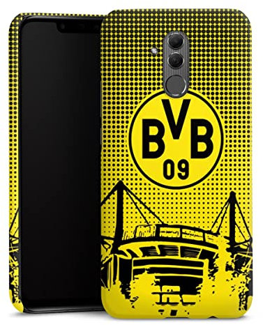 Premium Case kompatibel mit Huawei Mate 20 Lite Smartphone Handyhülle Schutzhülle matt Stadion BVB Borussia Dortmund