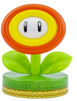 Paladone Lampada Super Mario, Fire Flower Icon Light, 10 cm