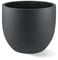 Luca Lifestyle Pflanzkübel Grigio New Egg Pot Anthrazit Rund Fiberglas *5 Jahre Garantie* - 55x55x46 cm - Premium Qualität - F1510