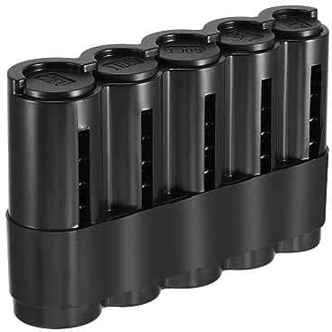 Weskjer Monnayeur Pièces Euro Porte-monnaie Boîte de Rangement en Plastique Distributeur de Pièces pour Taxi/Bar Restaurant (Noir)