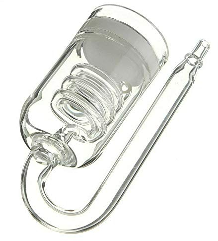 MiOYOOW Aquarium CO2 Diffusor, Glas CO2 System Diffusor, U-förmiges CO2-Zerstäubersystem mit Blasenzähler für Aquariumpflanzen in Aquarien